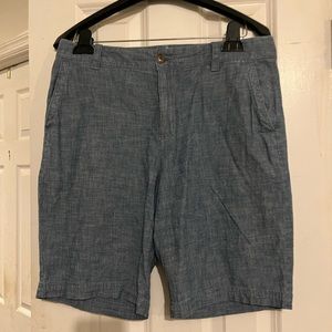 The gap blue denim like shorts